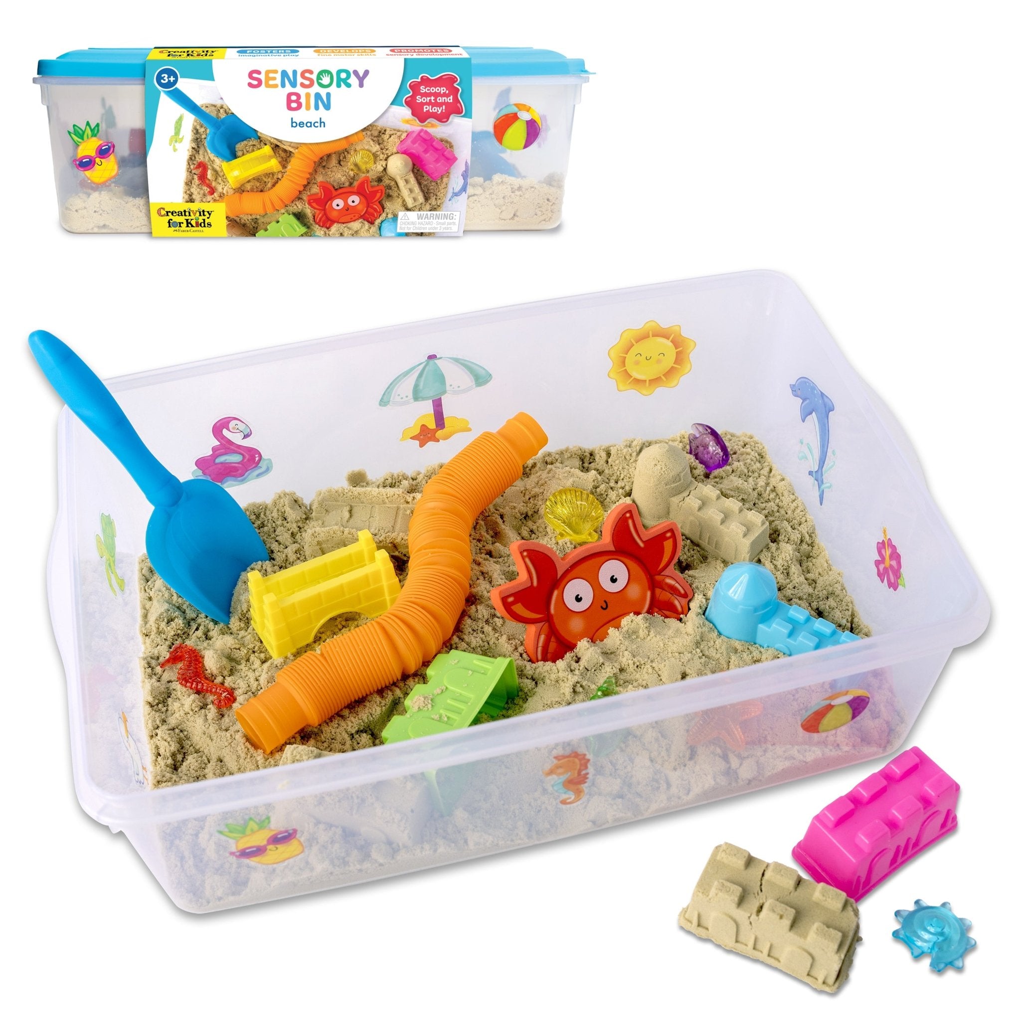 Creativity for Kids Sensory Bin Beach - Image 2