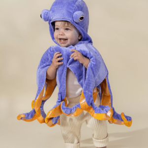 Coco Village My First Octopus Cape Costume 0-6M