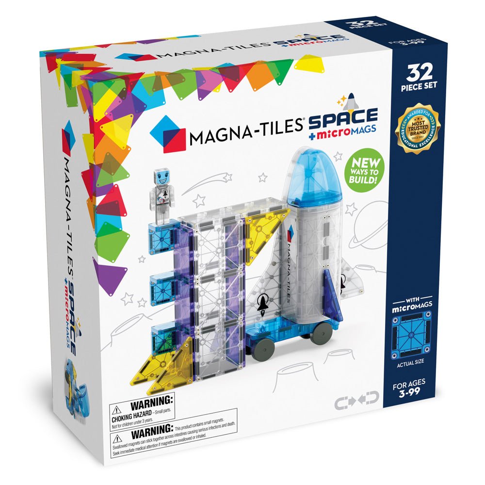 MAGNA-TILES® Space 32-Piece Construction Set