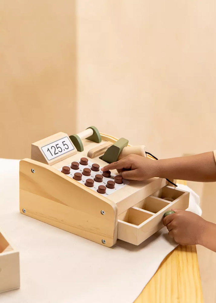 Coco Village Wooden Cash Register - Image 15