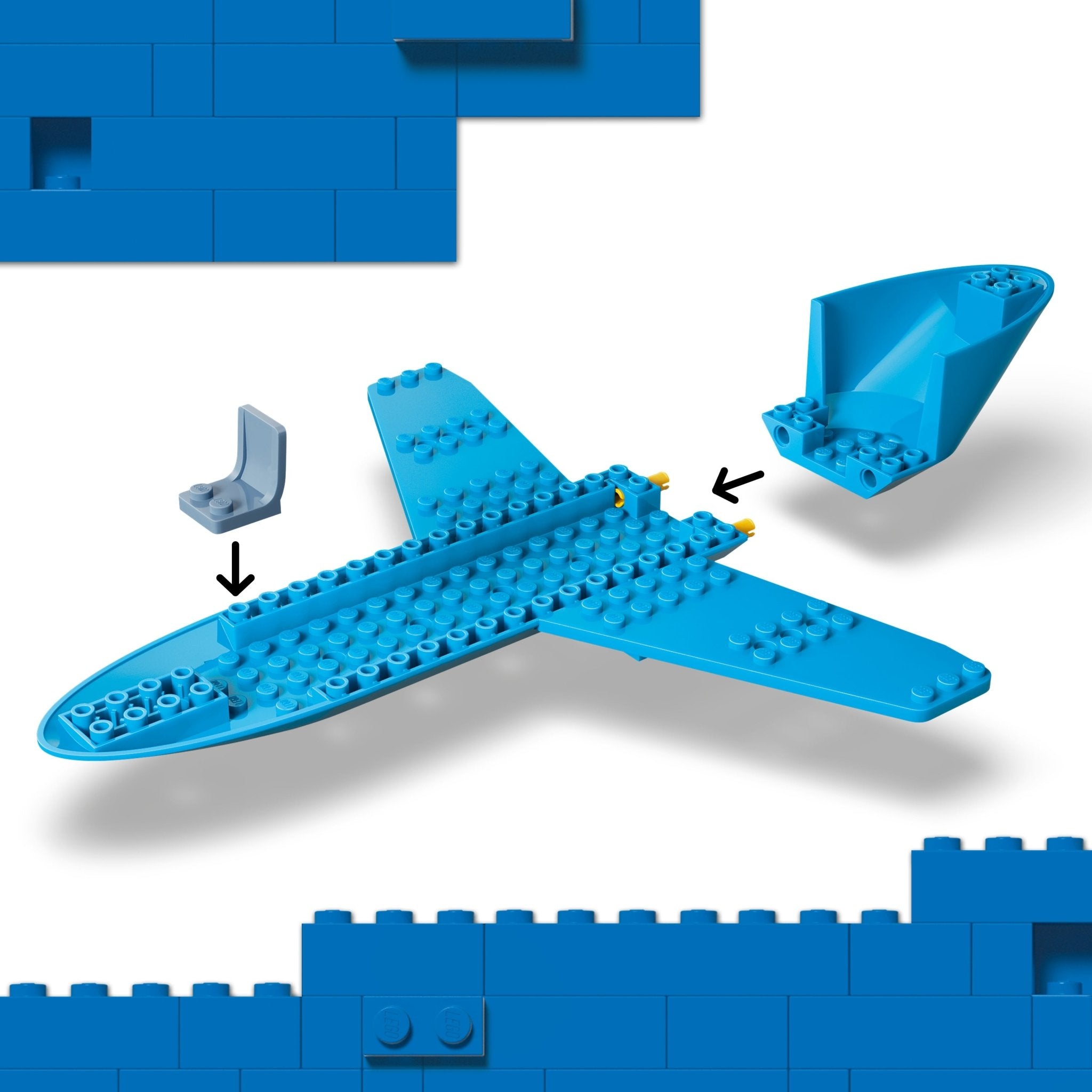 LEGO® City Passenger Jet Building Toy 60492 - Image 4