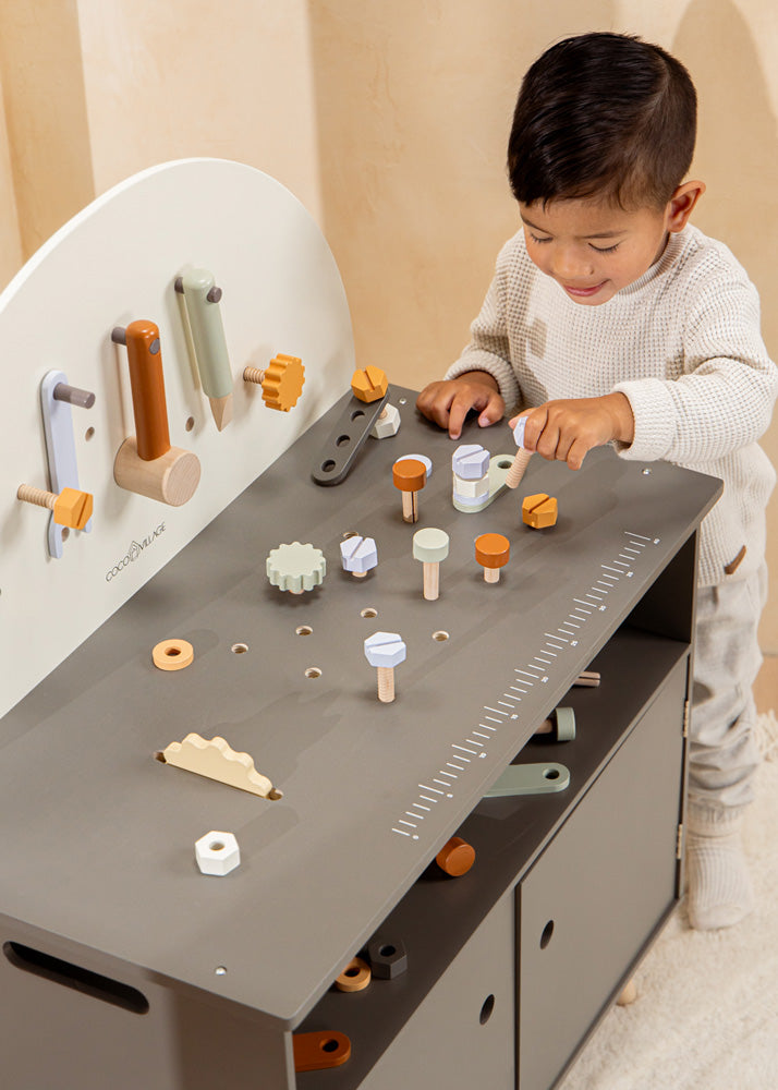 Coco Village Wooden Workbench Playset - Image 29
