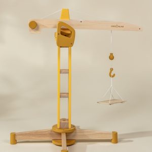 Oversized Wooden Construction Crane