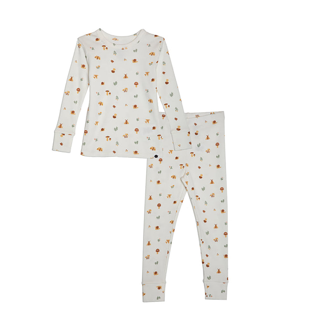 Long Sleeve 2 Piece Sleep Set TGFSL00 - Rose Hearts / 5y
