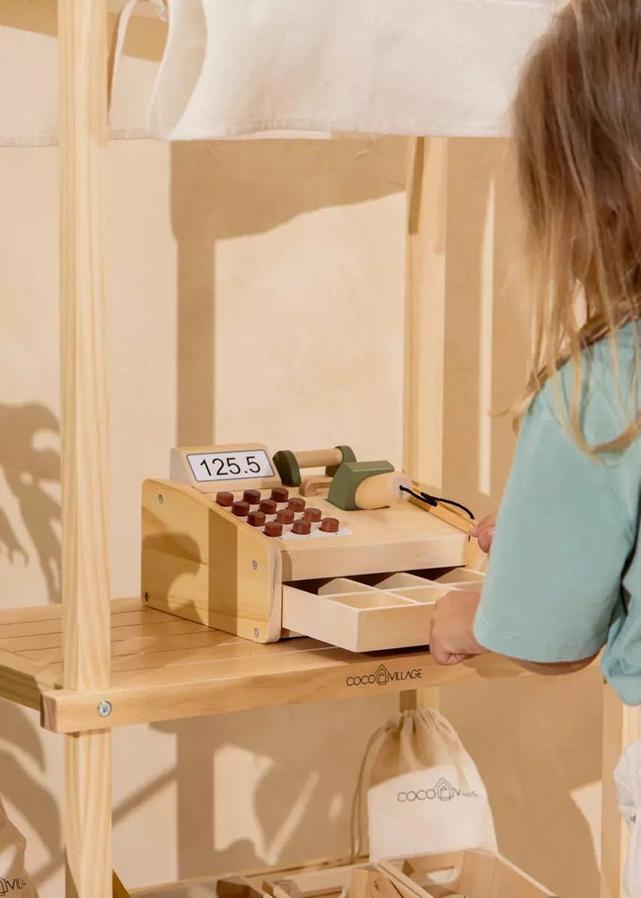 Coco Village Wooden Cash Register - Image 13