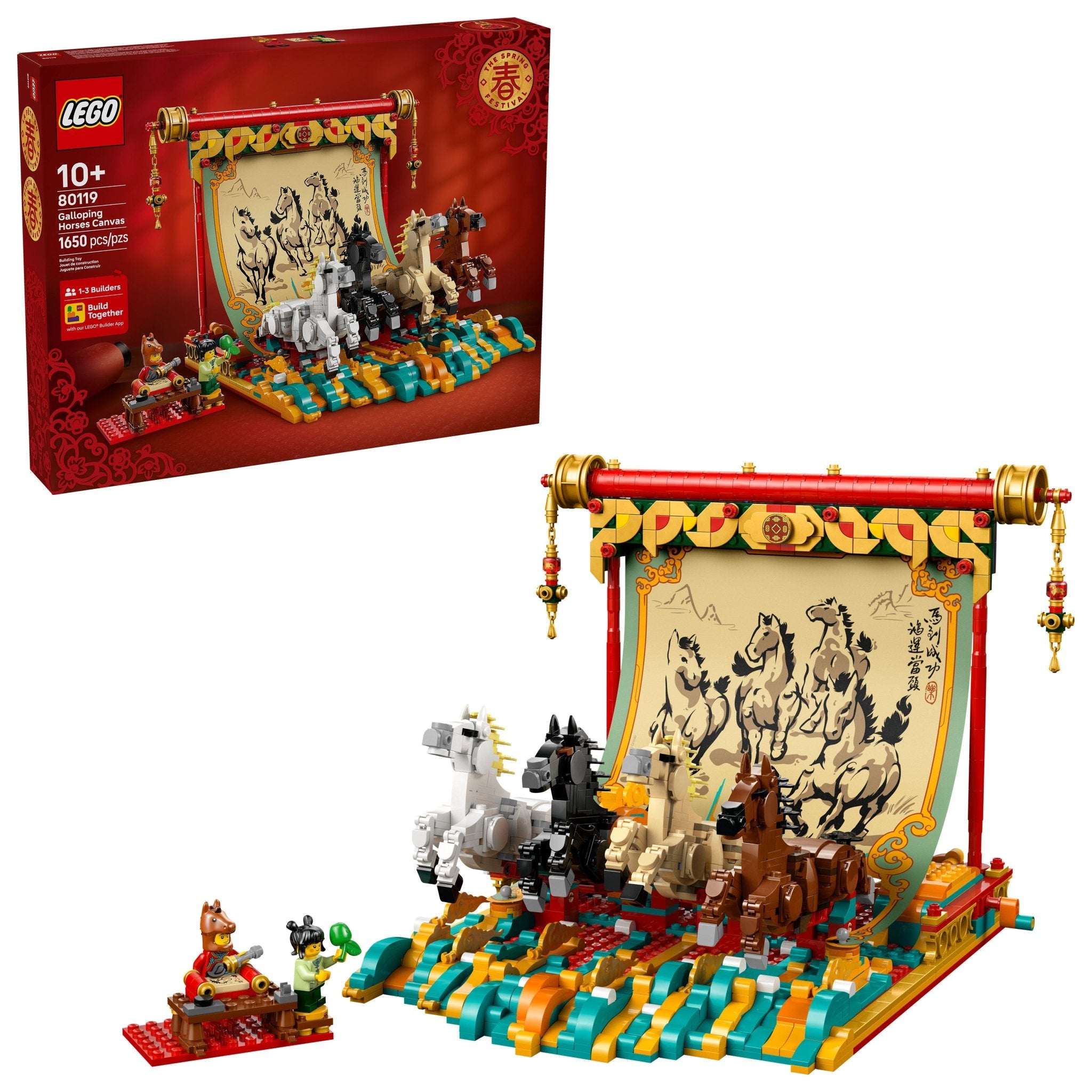 LEGO® Spring Festival Galloping Horse Canvas 80119