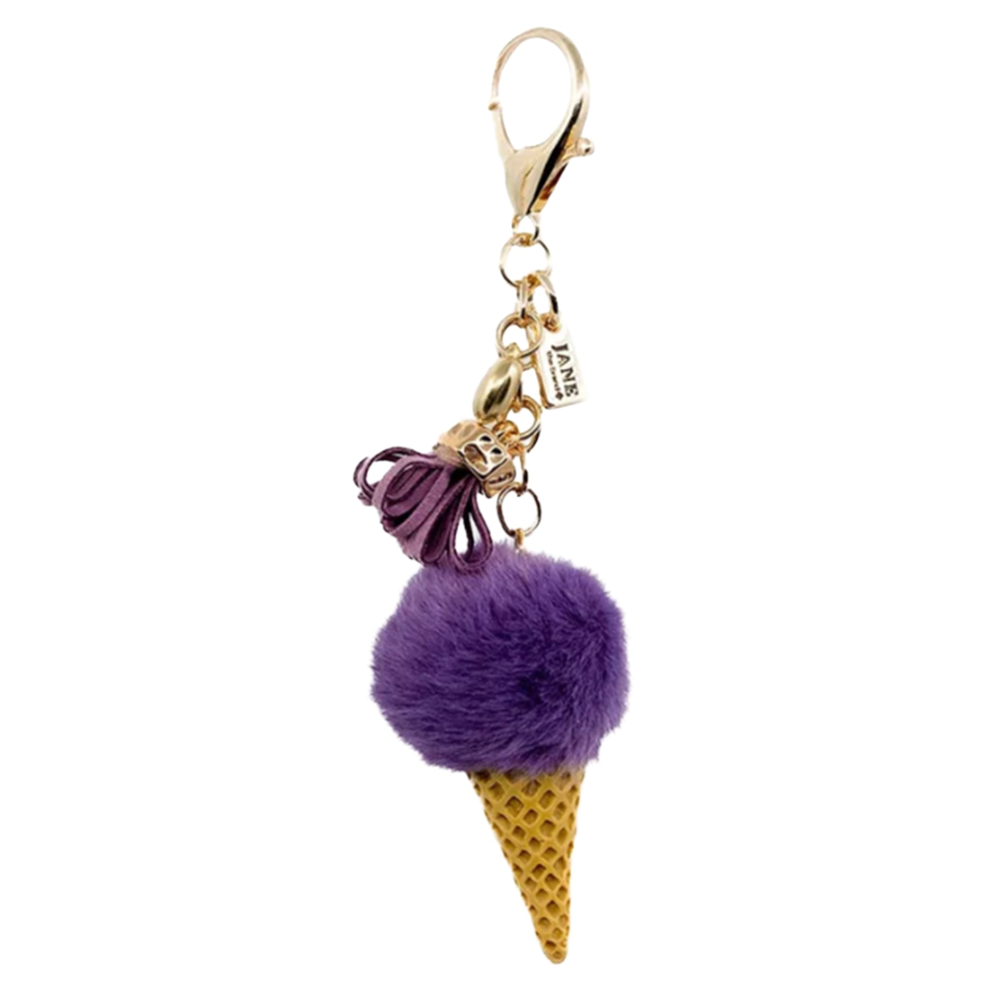 Jane The Brand Plush Ice Moisturizer Bag Charm in Purple - Image 2