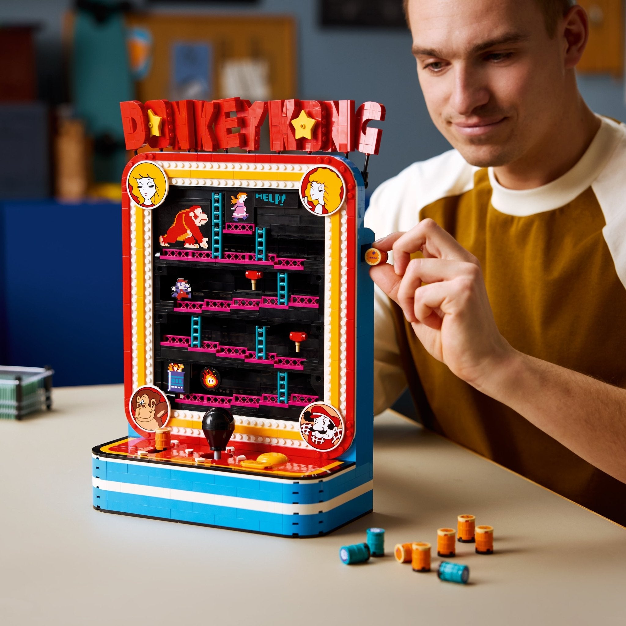 LEGO® Super Mario LEGO® Donkey Kong Arcade Building Set 72051 - Image 7