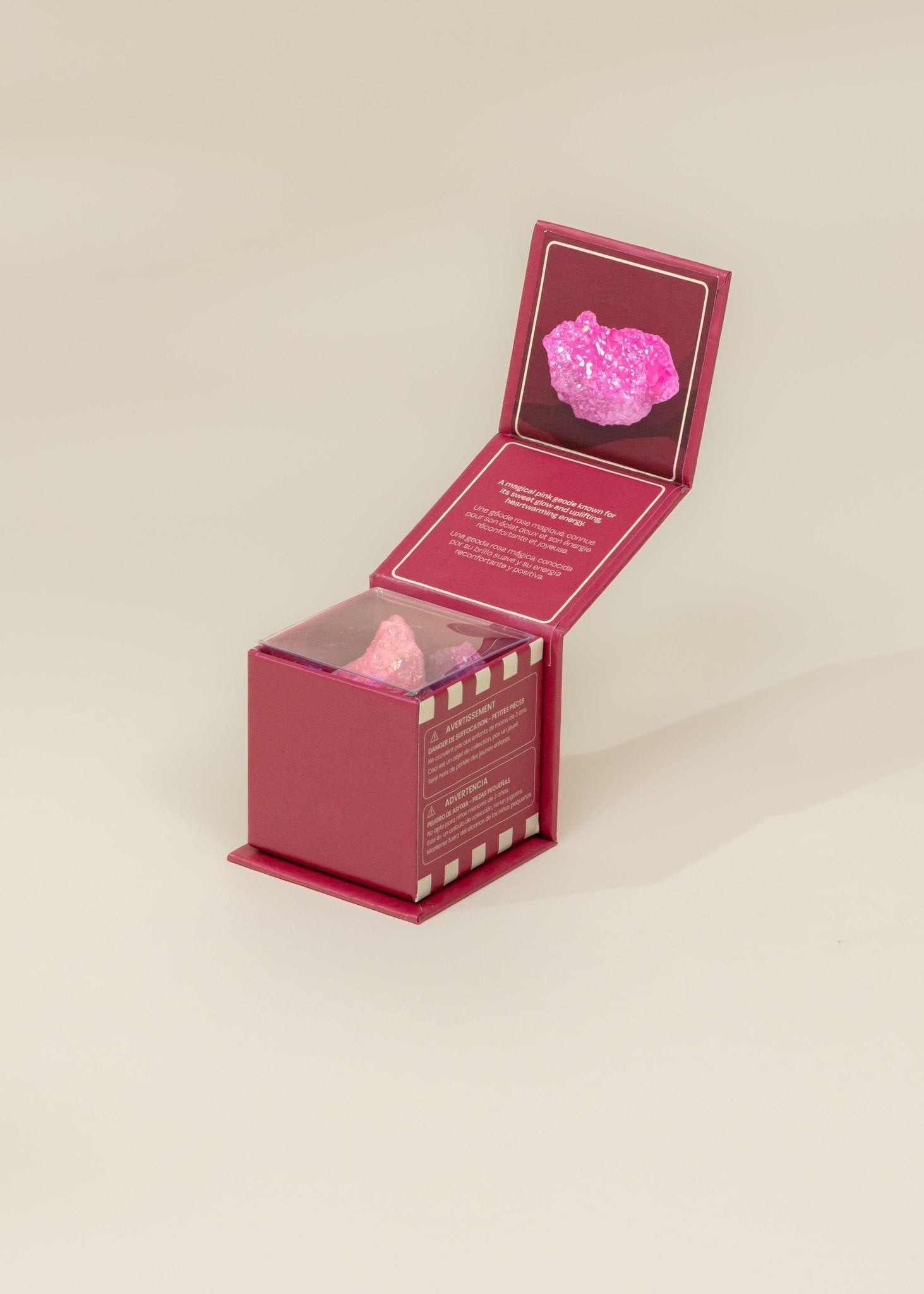 Coco Village Collectible Mineral - Pink Geode - Image 3