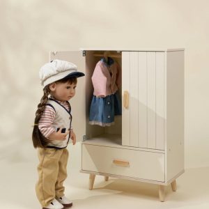 Wooden Doll Closet