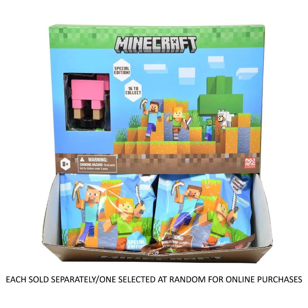 Hot Minecraft Flocked Blind Figure Stamper