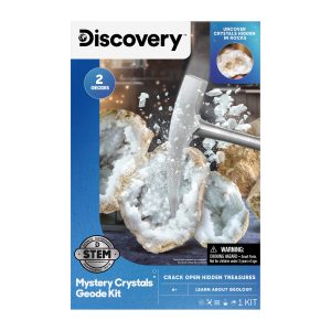 Hot Discovery Toy Mystery Crystals Geode Excavation 2pc
