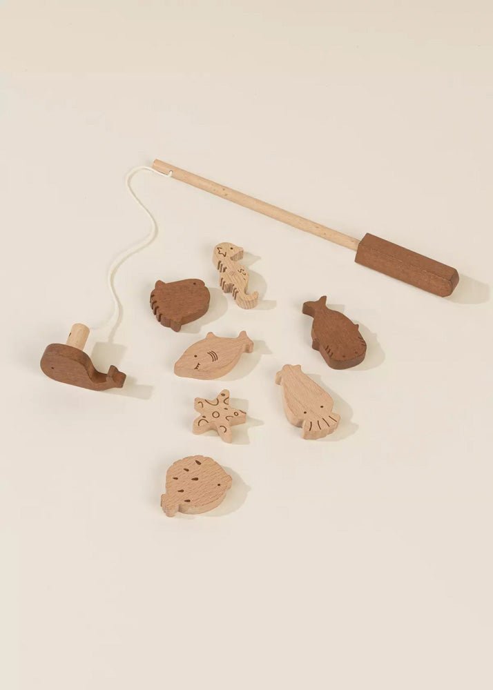 Wooden Fishing Game with Bag - Image 6