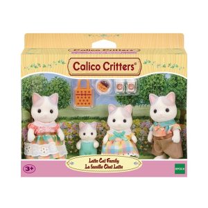 Calico Critters Latte Cat Family