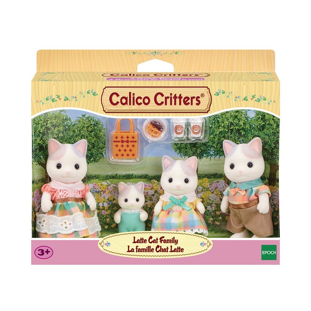 Calico Critters Latte Cat Family