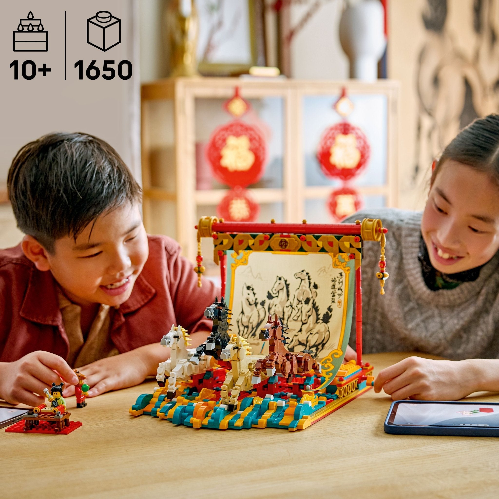 LEGO® Spring Festival Galloping Horse Canvas 80119 - Image 2