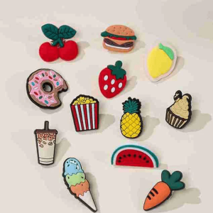 Coco Village Set of 12 Foodie Charms Pin