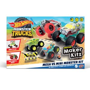 Premium Hot Wheels Mega vs Mini Monster Trucks