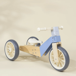 Coco Village Evolutive Wooden Balance Bike - 3 in 1 - Ocean