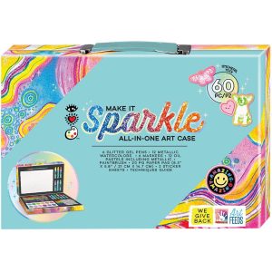 Bright Stripes Make It Sparkle All-In-One-Art Case