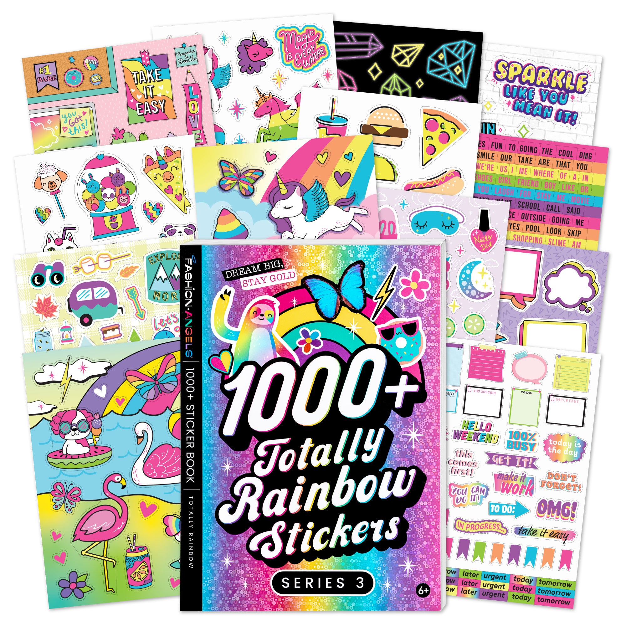 1000+ Totally Rainbow Super Colourful Stickers - Image 6