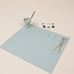Art Painting Silicone Placemat - Seafoam