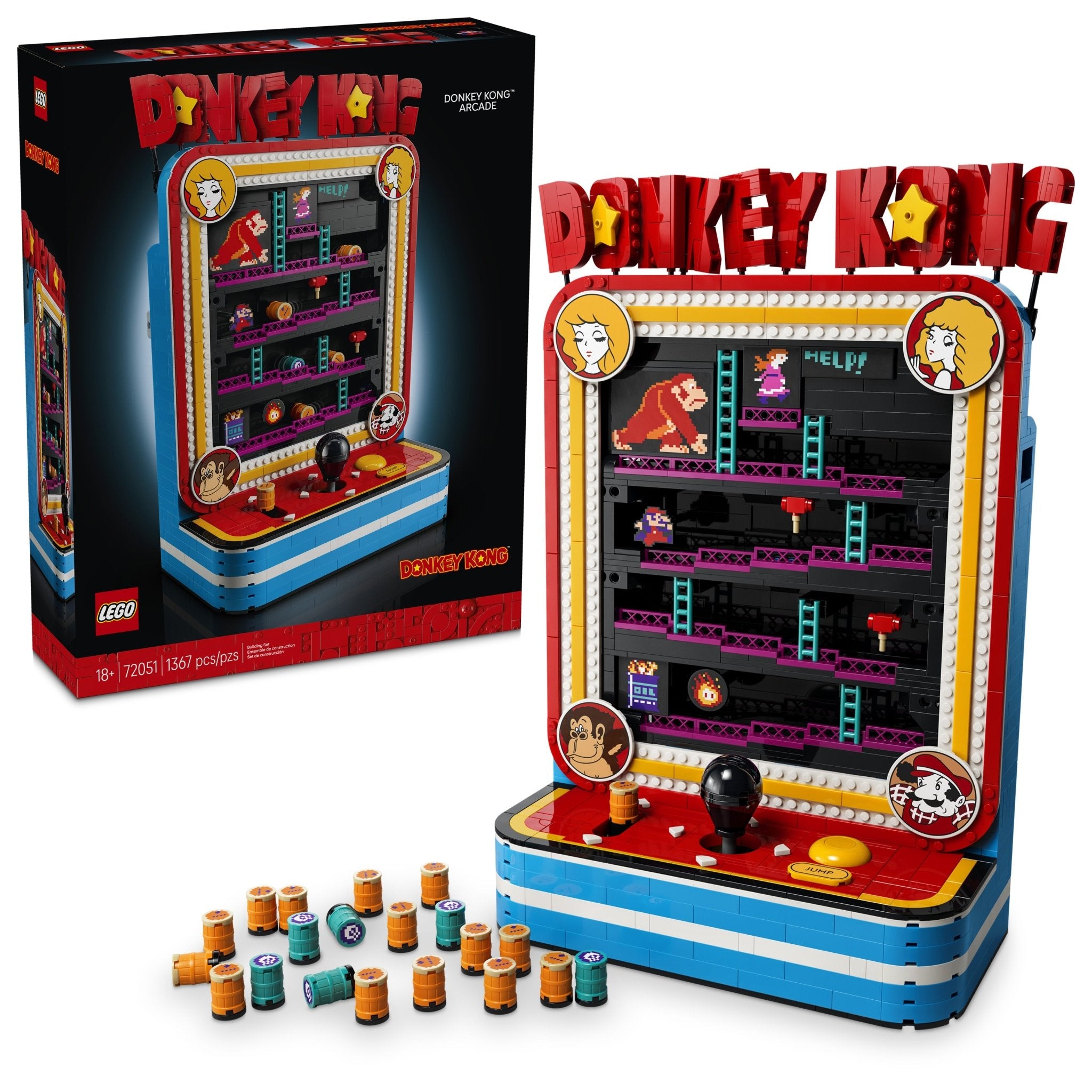 LEGO® Super Mario LEGO® Donkey Kong Arcade Building Set 72051