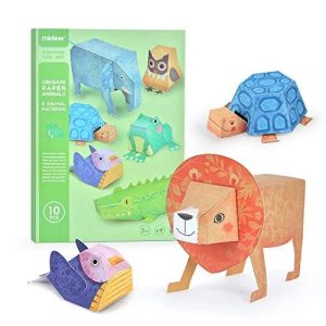 Mideer Origami Kit for Kids – 3D Animals