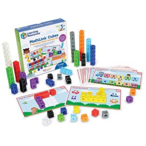 Learning Resources Mathlink® Cubes Preschool Math Activity Set