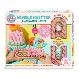 Bright Stripes Nimble Knitter