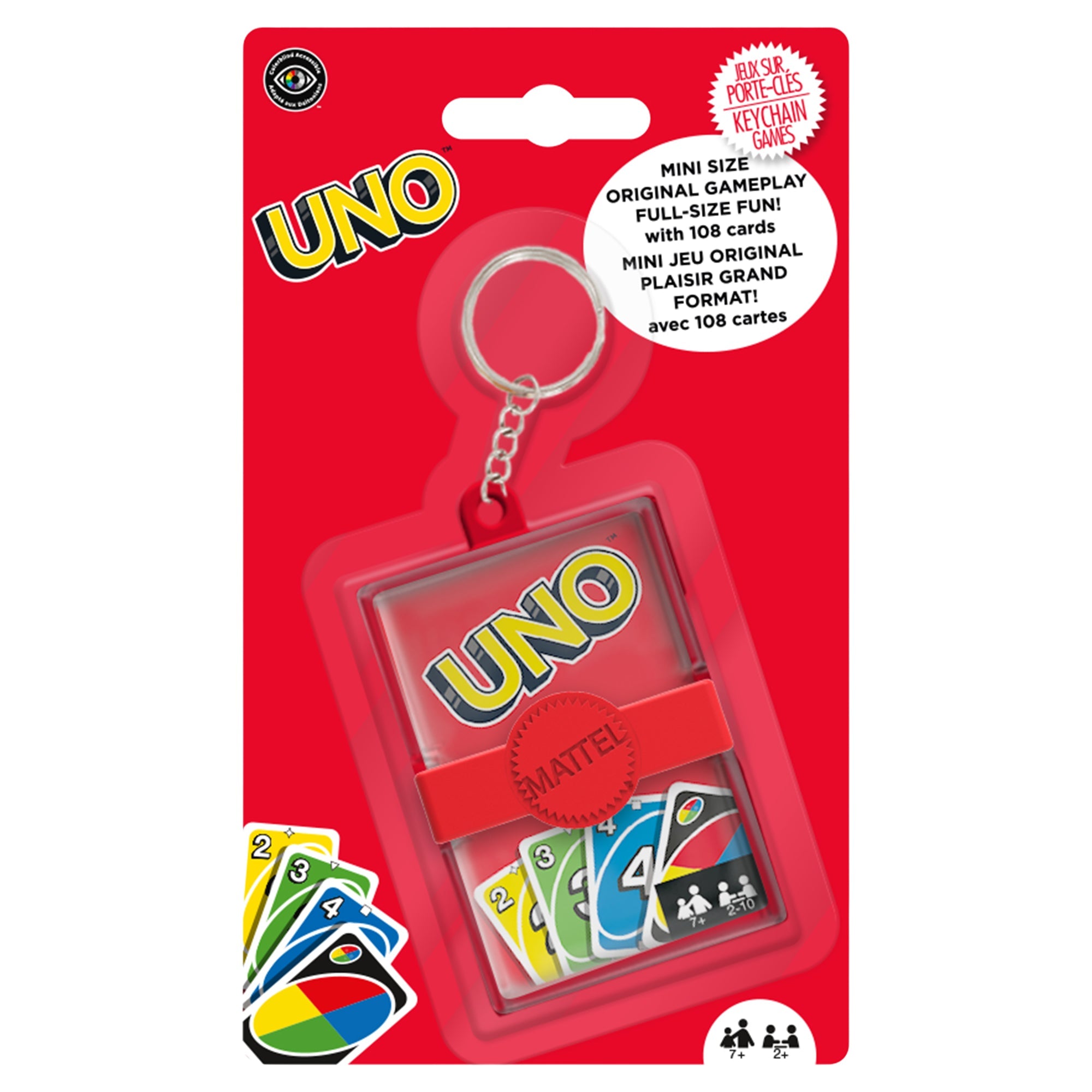 MM Go UNO Keychain Game