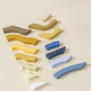 Premium Coco Village Ripples Wooden Creative Blocks Set - 14pcs