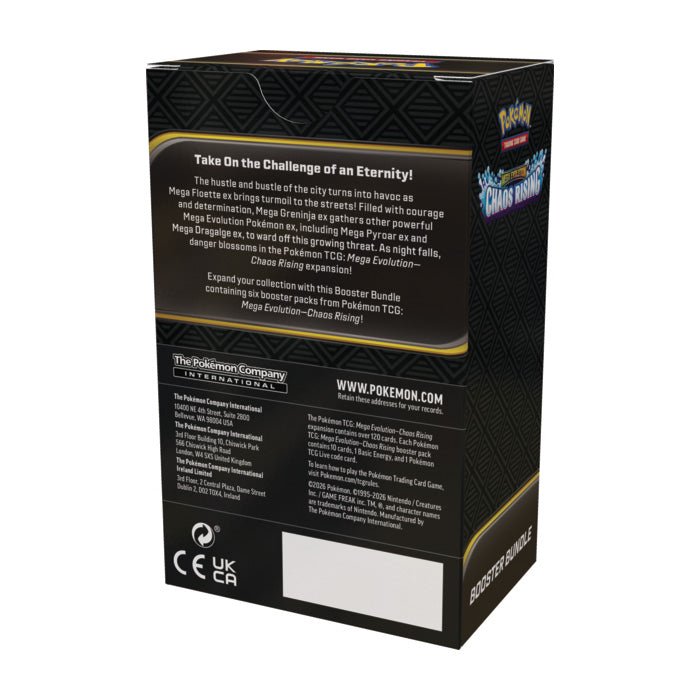 Pokemon Pokémon TCG: Mega Evolution Chaos Rising Booster Bundle I Limit 2 per customer - Image 3