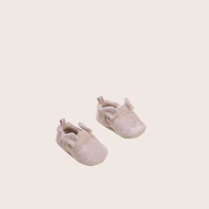 Exclusive Slide Ons With Ears - Oatmeal / 0-3m