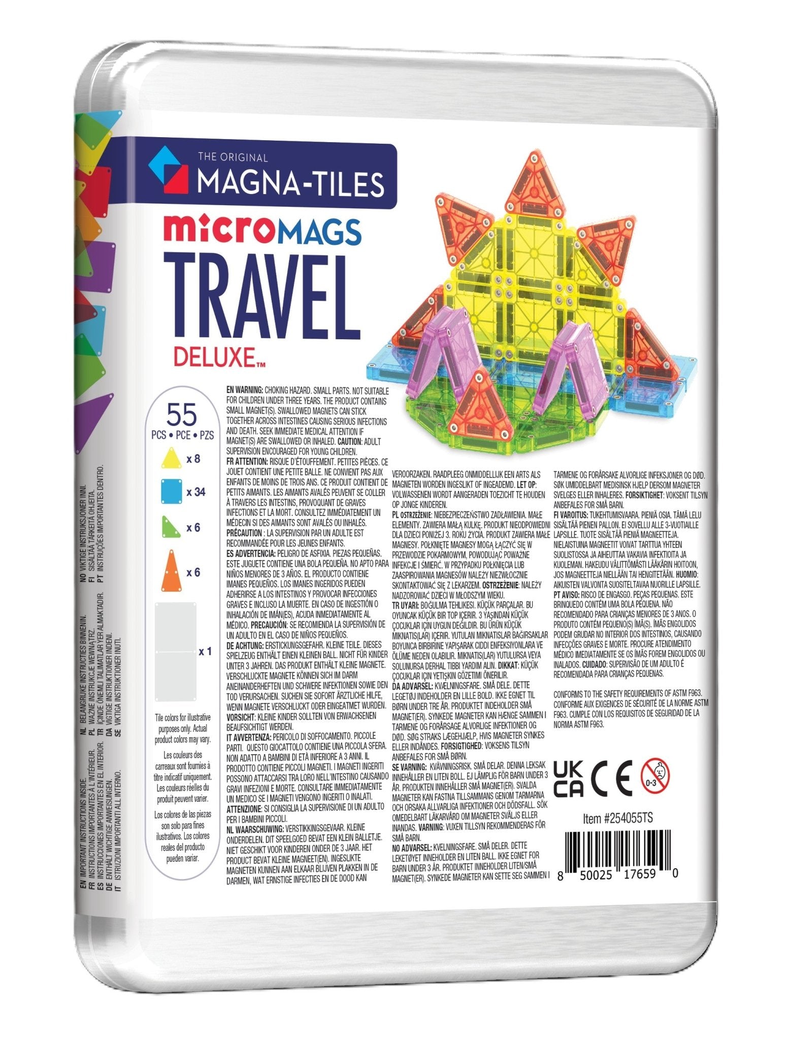 Premium MAGNA-TILES® Travel Set Deluxe 55-Piece - Image 4