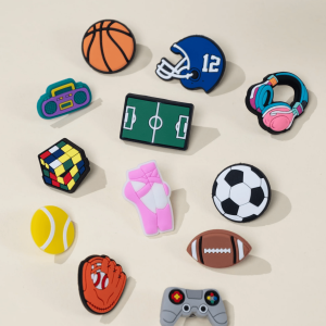 Coco Village Set of 12 Sports & Activities Charms Pin