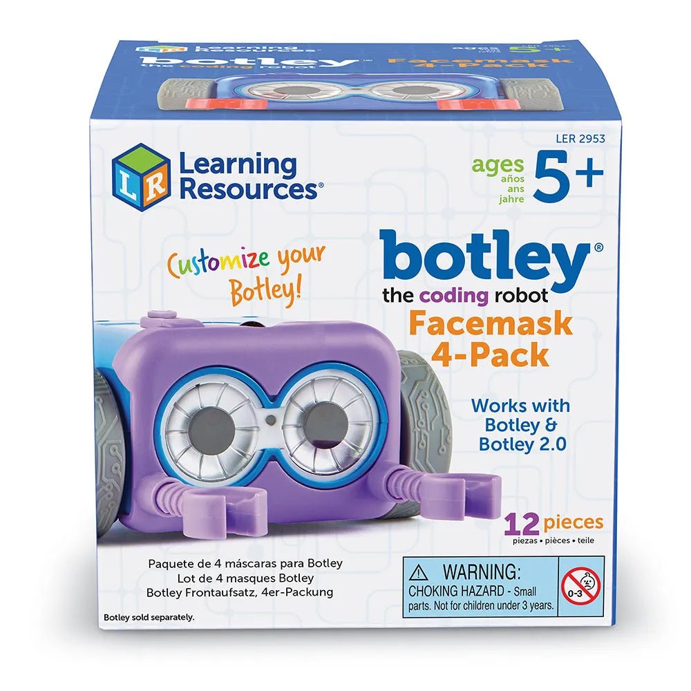 Botley® The Coding Robot Facemask 4-Pack