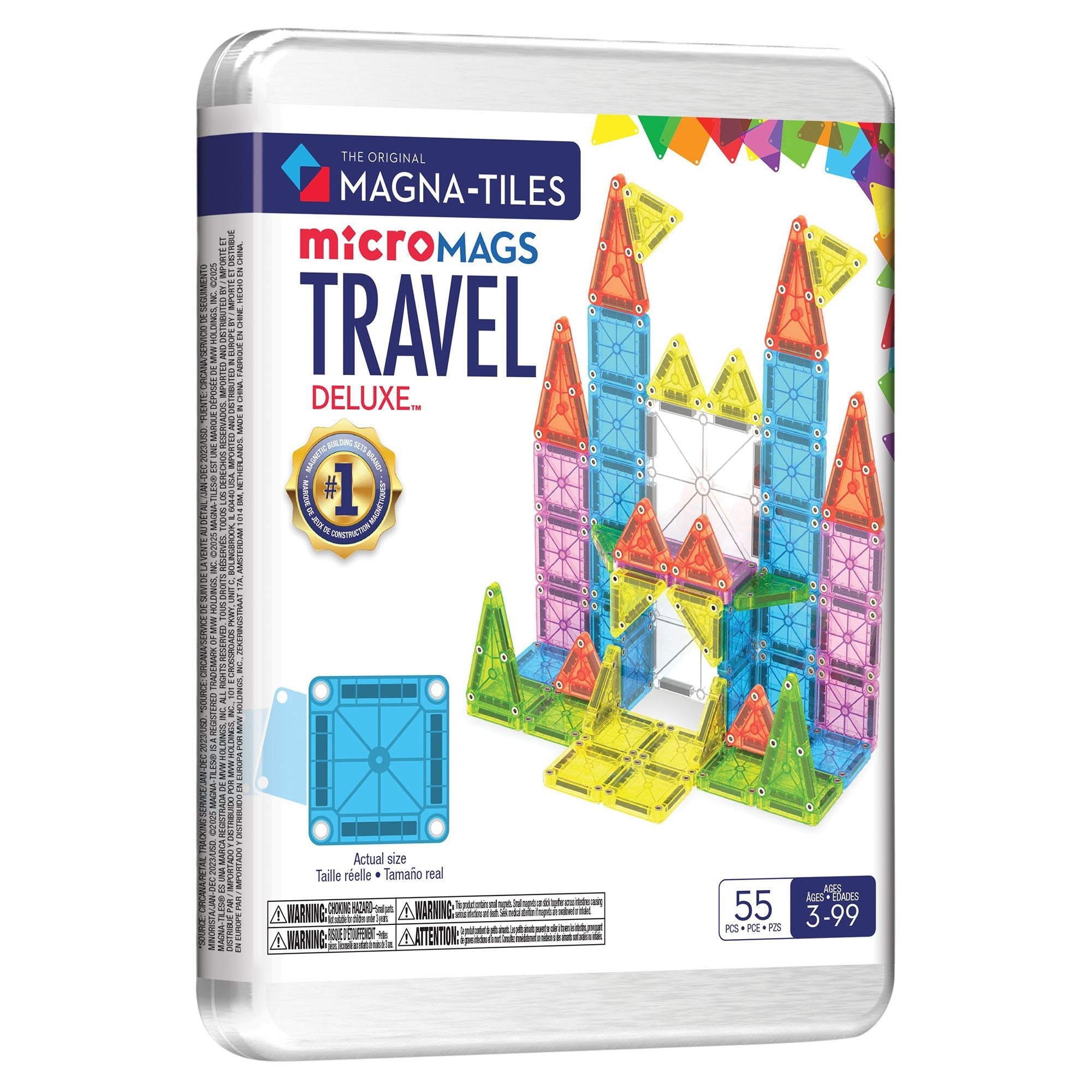 Premium MAGNA-TILES® Travel Set Deluxe 55-Piece - Image 2