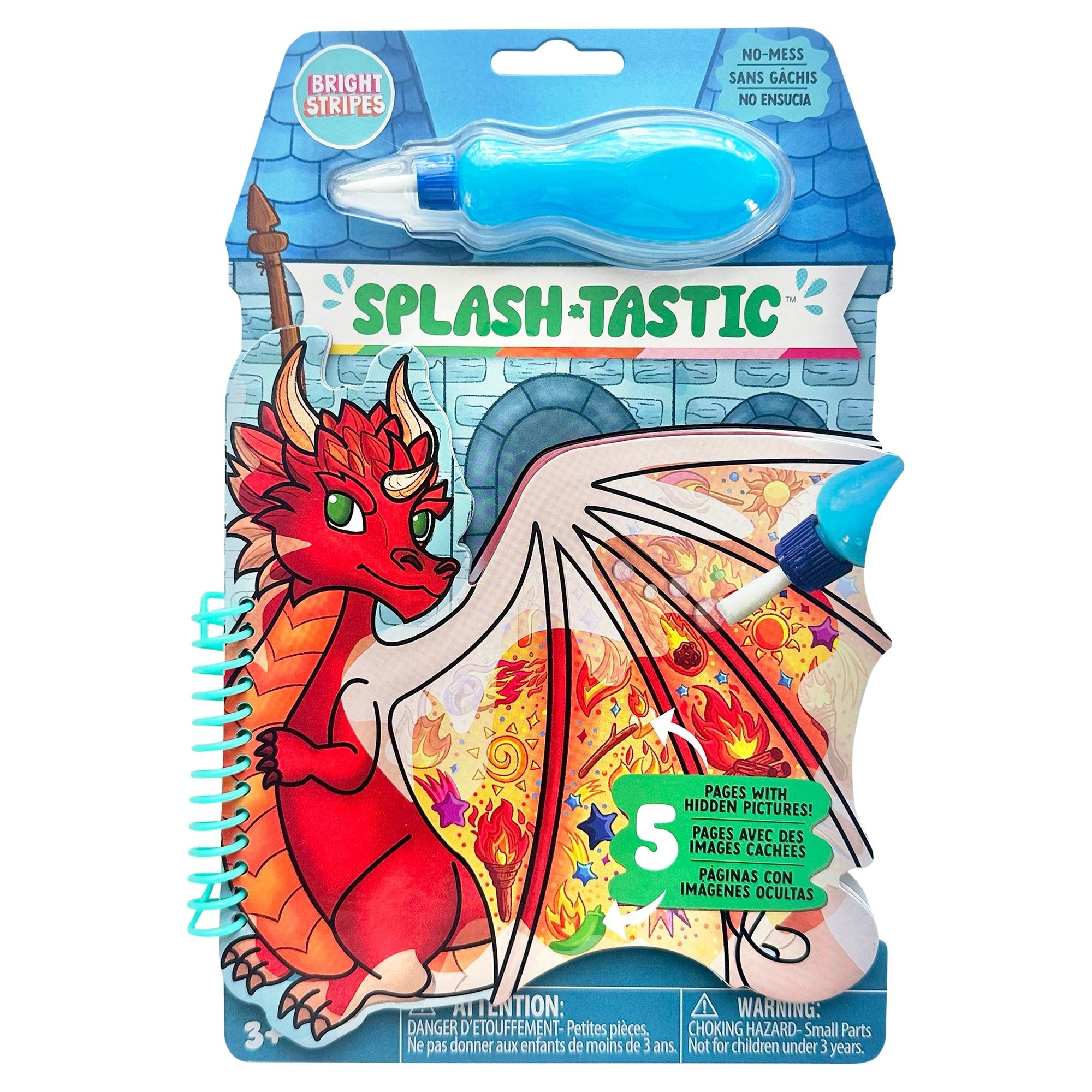 Bright Stripes Splash-Tastic Dragon