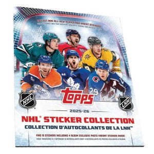 2025-26 NHL Topps Collector Sticker Packs