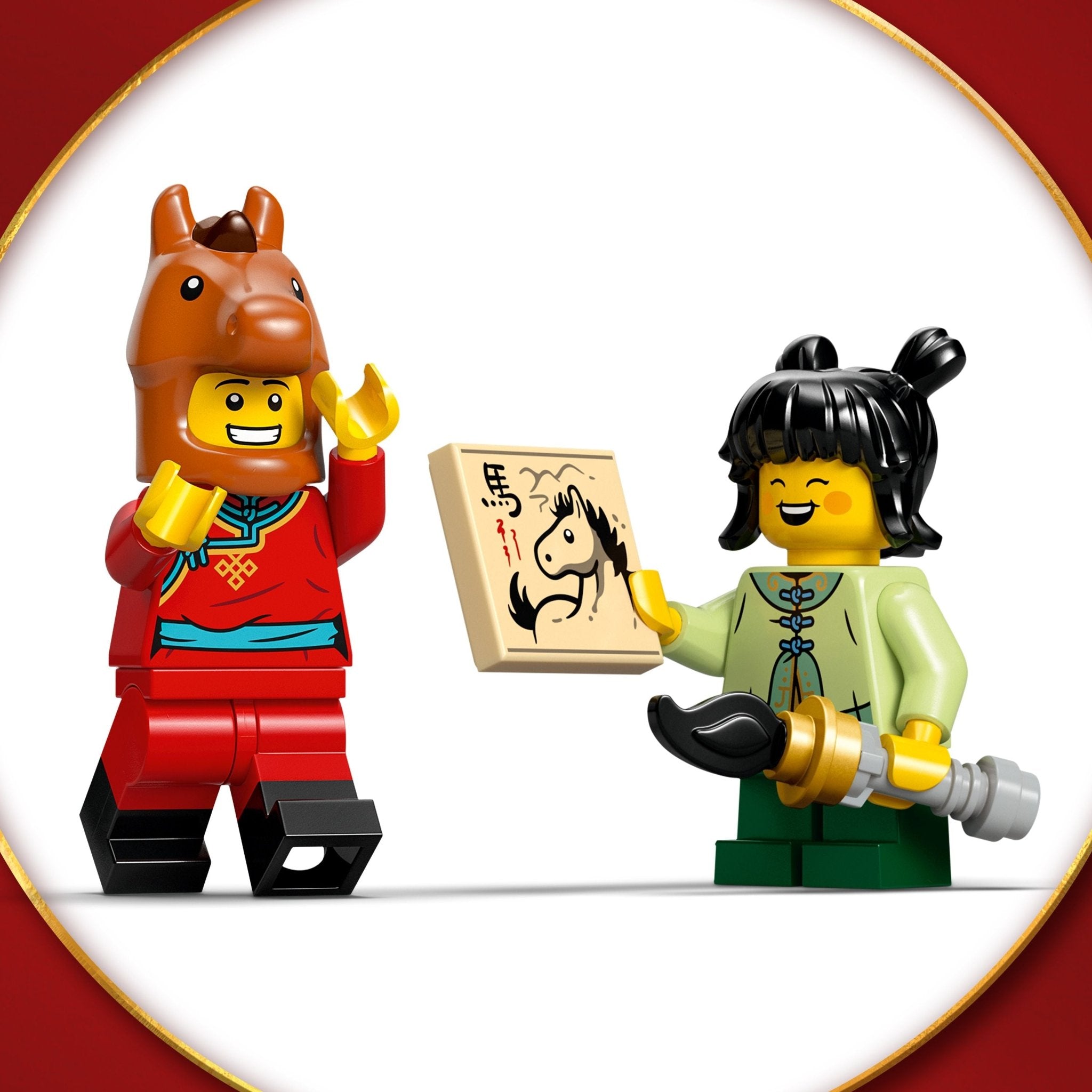 LEGO® Spring Festival Galloping Horse Canvas 80119 - Image 6
