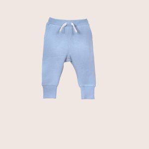 Rise Little Earthling Drop Crotch Jogger - Blue Fog / 0-3m
