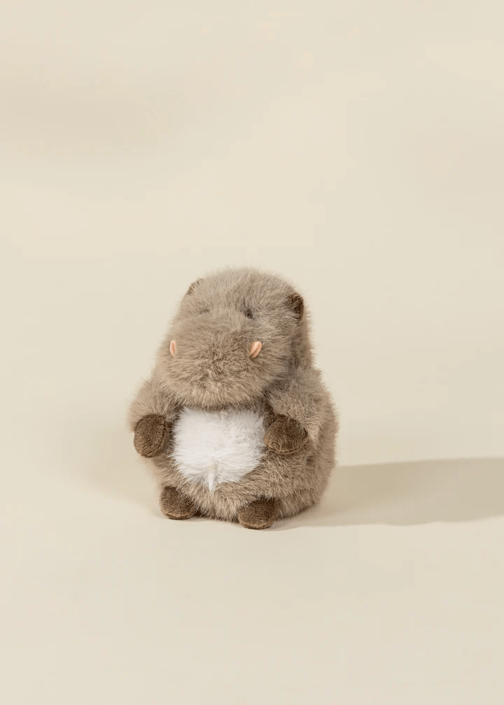 Exclusive Mini Gift Plush Toy Grey Hippopotamus - Image 2