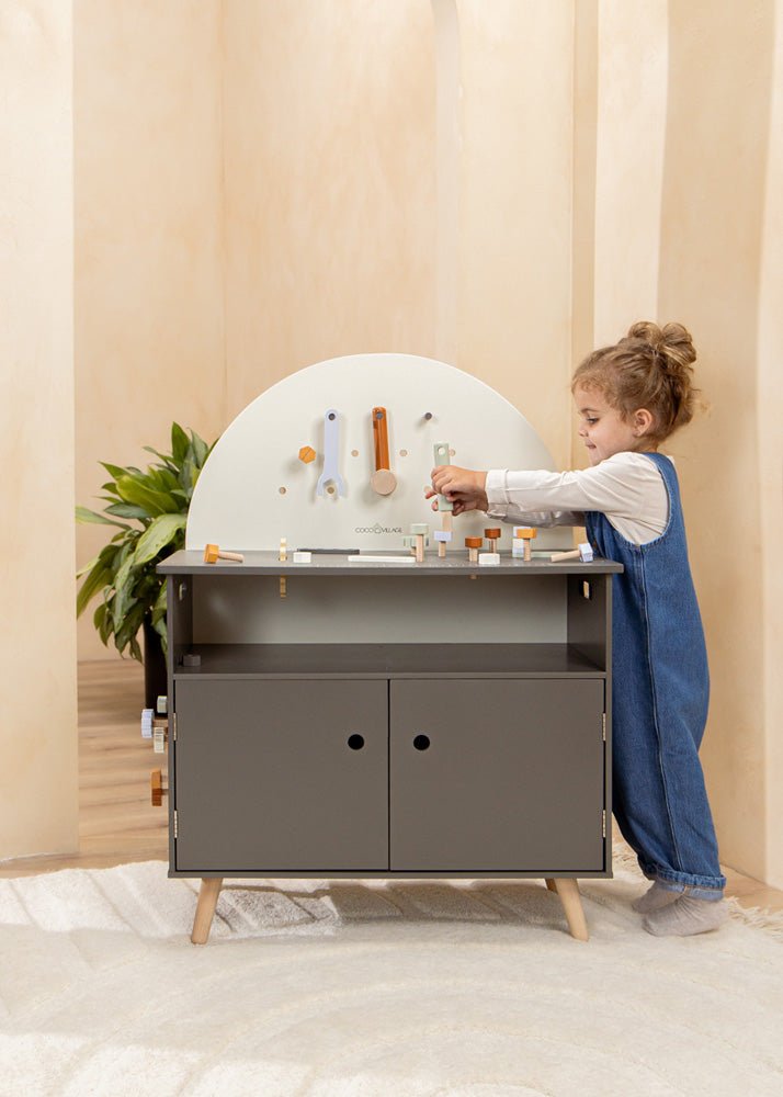 Coco Village Wooden Workbench Playset - Image 12