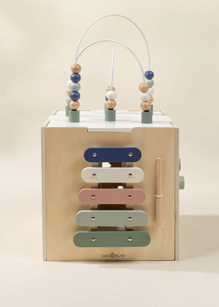 Coco Village Wooden Activity Cube - Image 9