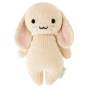 Cuddle + Kind Baby Bunny (Oatmeal) Hand-Knit Doll