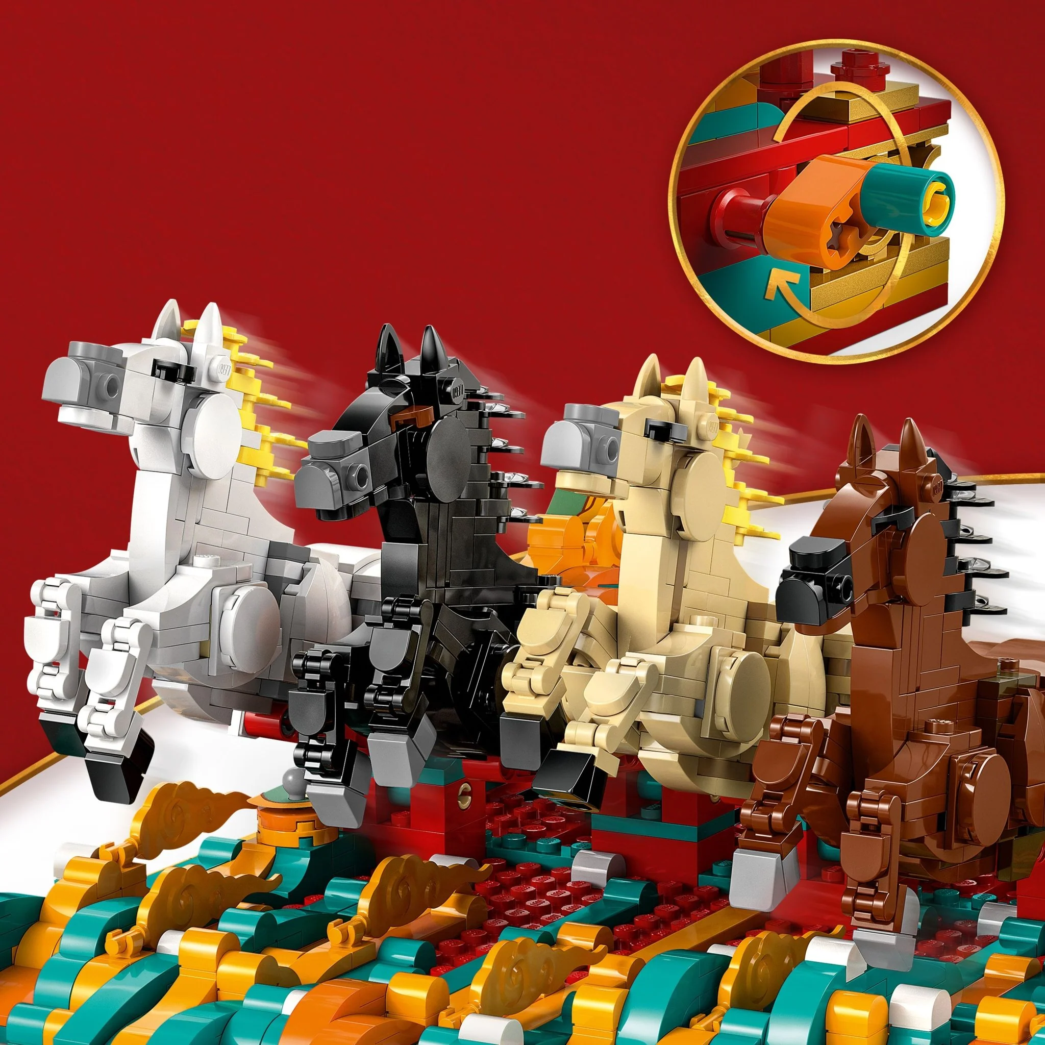 LEGO® Spring Festival Galloping Horse Canvas 80119 - Image 5