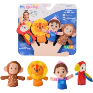 Ms. Rachel Zoo Song Finger Puppet Set