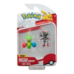 Pokémon Battle Figure 2 Pack-Pawniard & Roselia