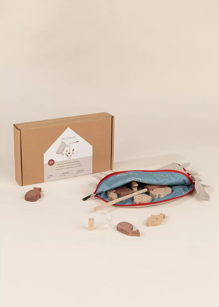 Wooden Fishing Game with Bag - Image 17